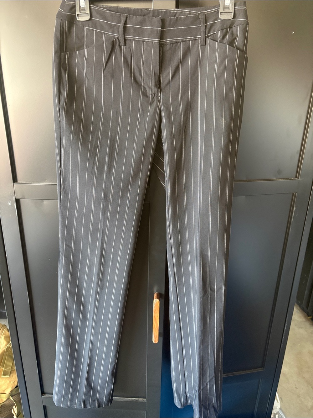 Kid’s Charcoal Pinstripe Dress Pants - Classic Tailored Fit